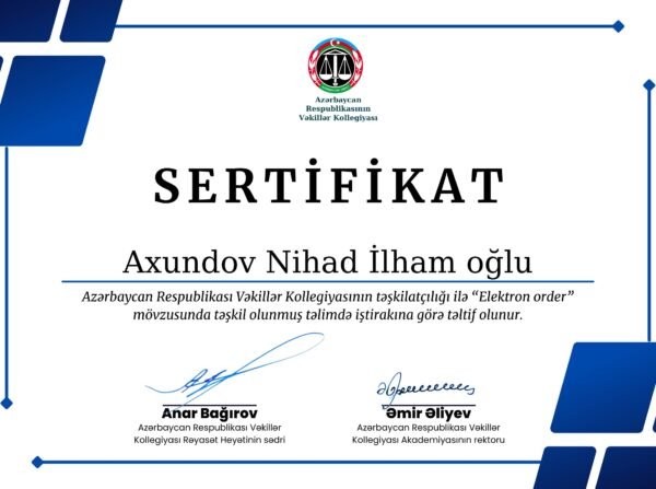 Axundov Nihad İlham oğlu-1